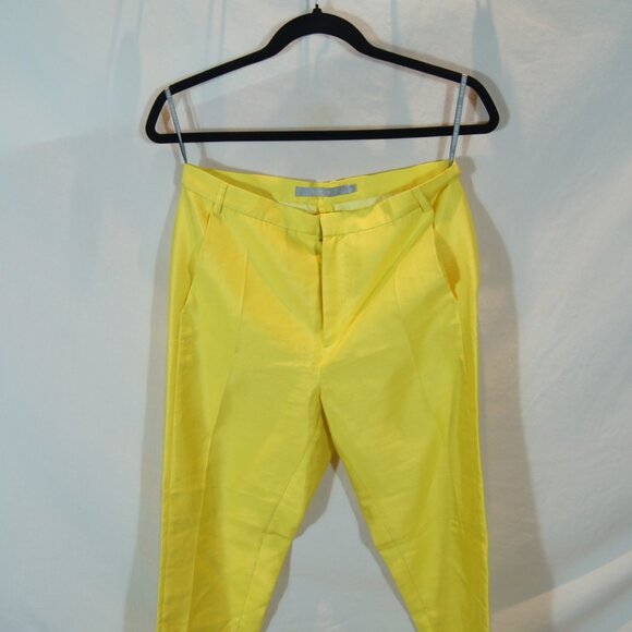 Tiger of Sweden Silk and Cotton Pleated Trousers Swedish Designer - Picture 6 of 7